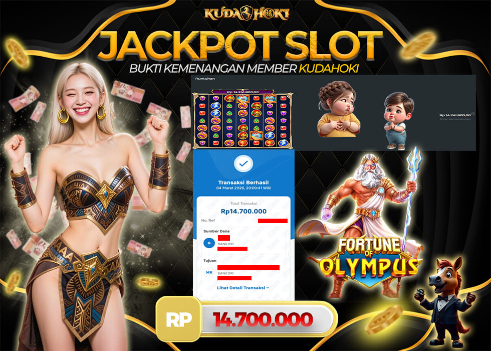 KUDAHOKI JACKPOT SLOT FORTUNE OF OLYMPUS RP 14.700.000 ,- LUNAS