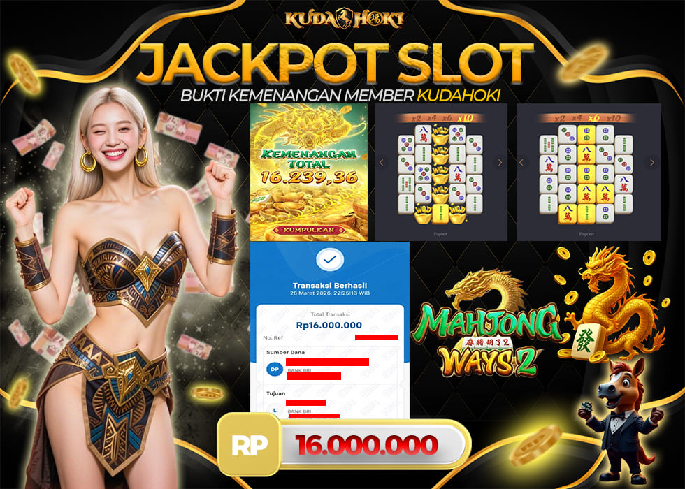 KUDAHOKI JACKPOT SLOT MAHJONG WAYS 2 RP 25.000.000 ,- LUNAS