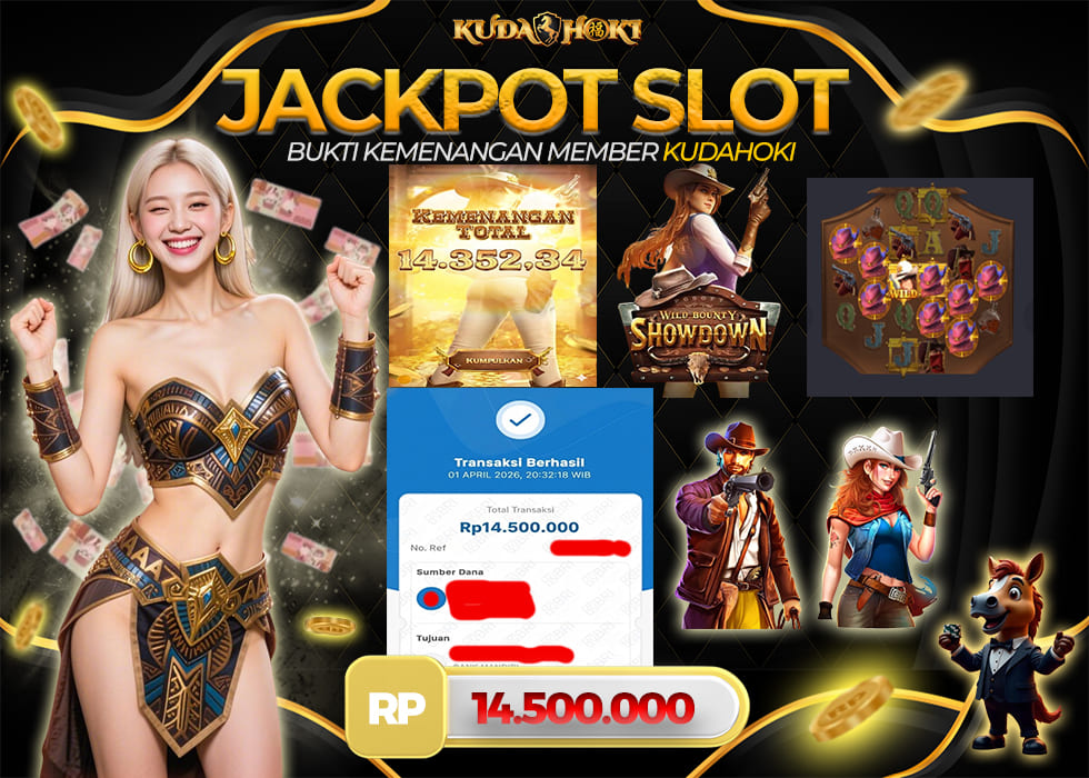 KUDAHOKI JACKPOT SLOT WILD BOUNTY SHOWDOWN RP 14.500.000 ,- LUNAS