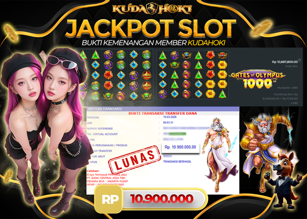 KUDAHOKI JACKPOT SLOT GATES OF OLYMPUS x 100 RP 10.900.000 ,- LUNAS
