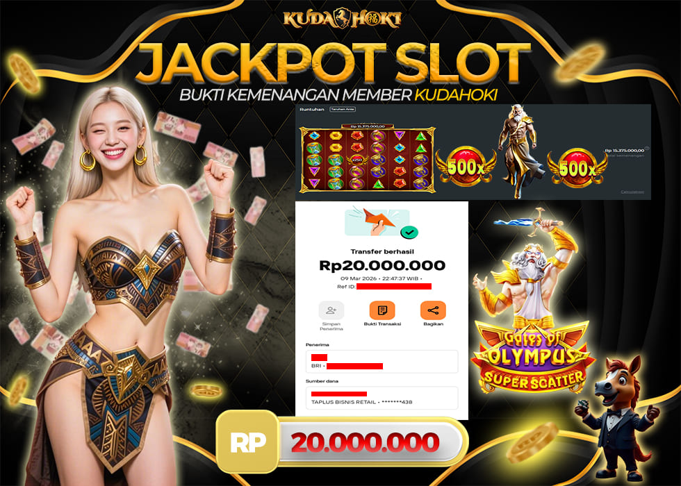 KUDAHOKI JACKPOT SLOT GATES OF OLYMPUS SUPER SCATTER RP 20.000.000 ,- LUNAS