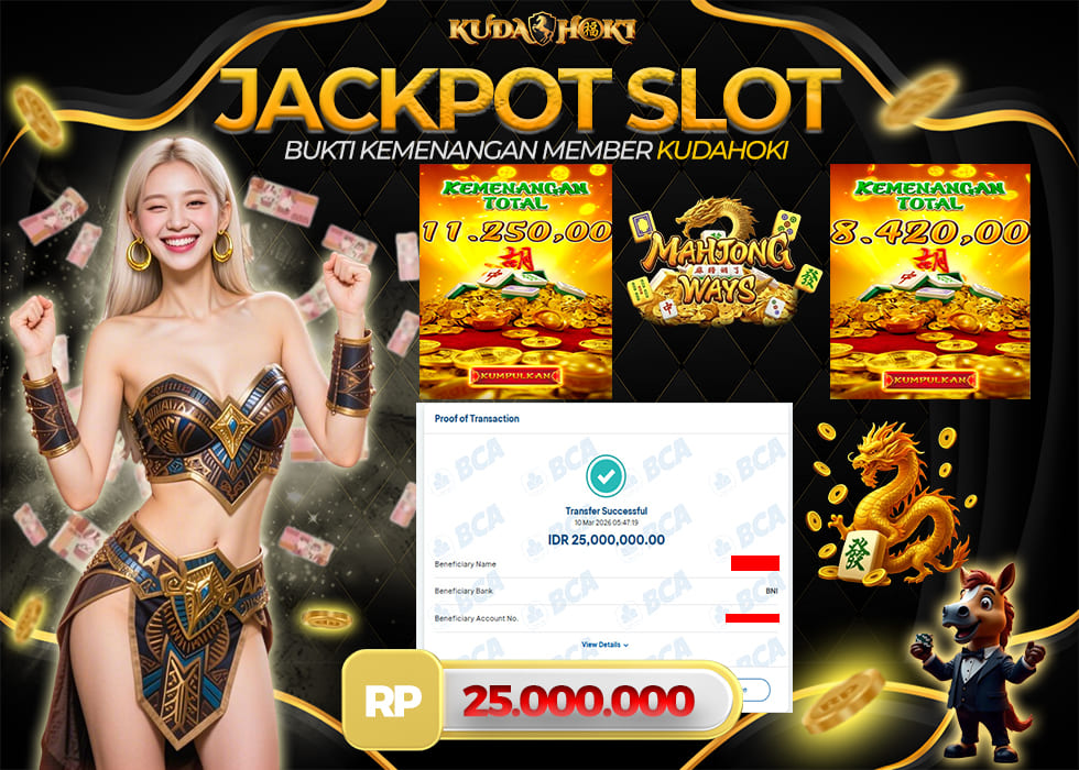 KUDAHOKI JACKPOT SLOT MAHJONG WAYS RP 25.000.000 ,- LUNAS