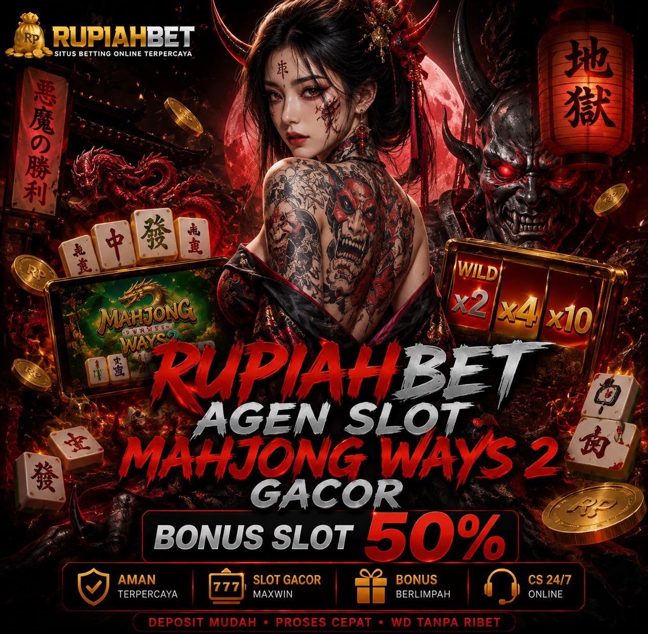 RUPIAH BET | RUPIAHBET Toto Slot Mahjong Ways 2 Gacor Scatter Hitam