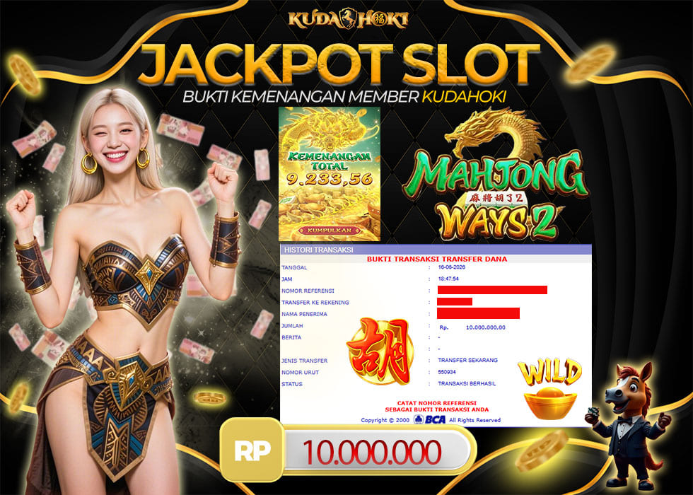 KUDAHOKI JACKPOT SLOT MAHJONG WAYS 2 RP 10.000.000 ,- LUNAS