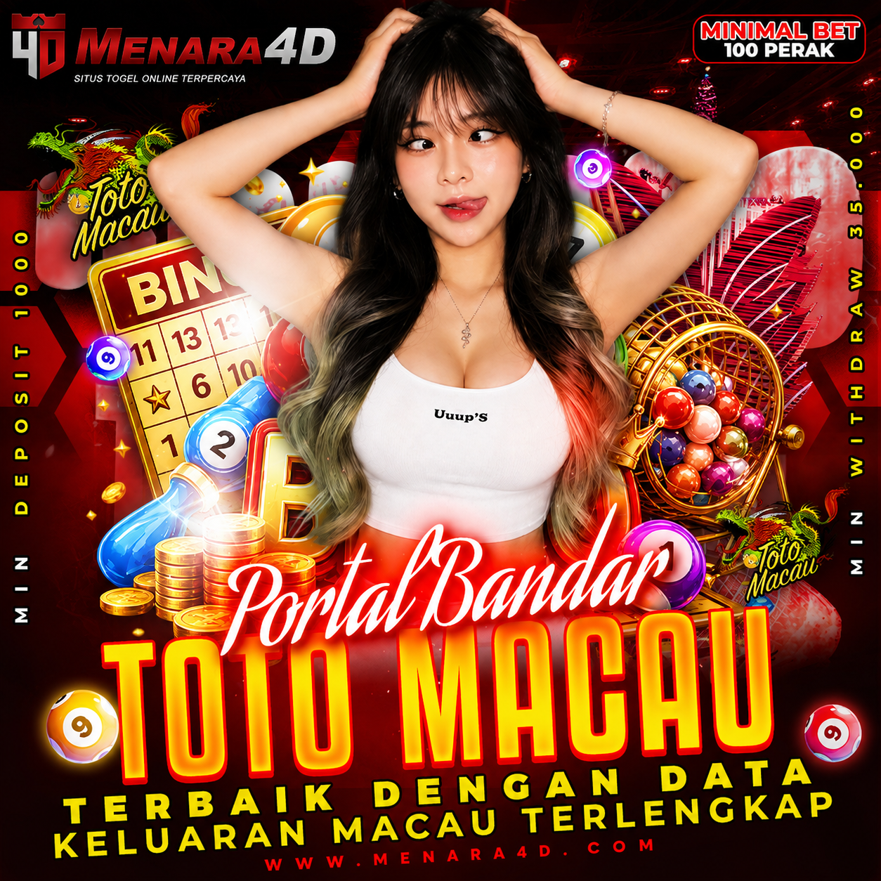 MENARA4D $ WEBSITE EVERKEY SITUS TOTO TOGEL MACAU 5D DAN SLOT GACOR MAXWIN TERPERCAYA 2026