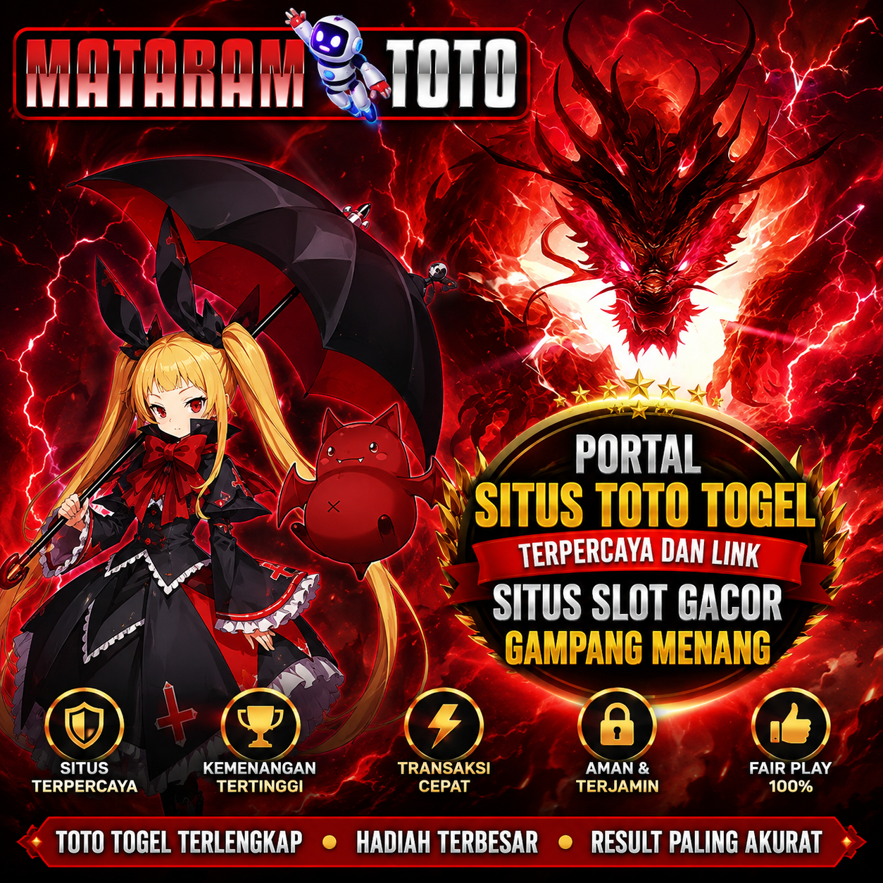 MATARAMTOTO: Portal Situs Toto Togel Terpercaya Dan Link Situs Slot Gacor Gampang Menang