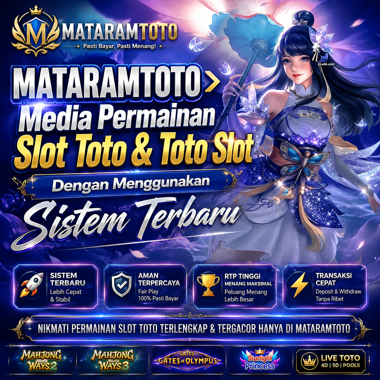 MATARAMTOTO > Media Permainan Slot Toto & Toto Slot Dengan Menggunakan Sistem Terbaru