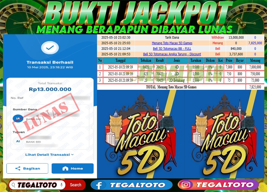 Bukti Jackpot
