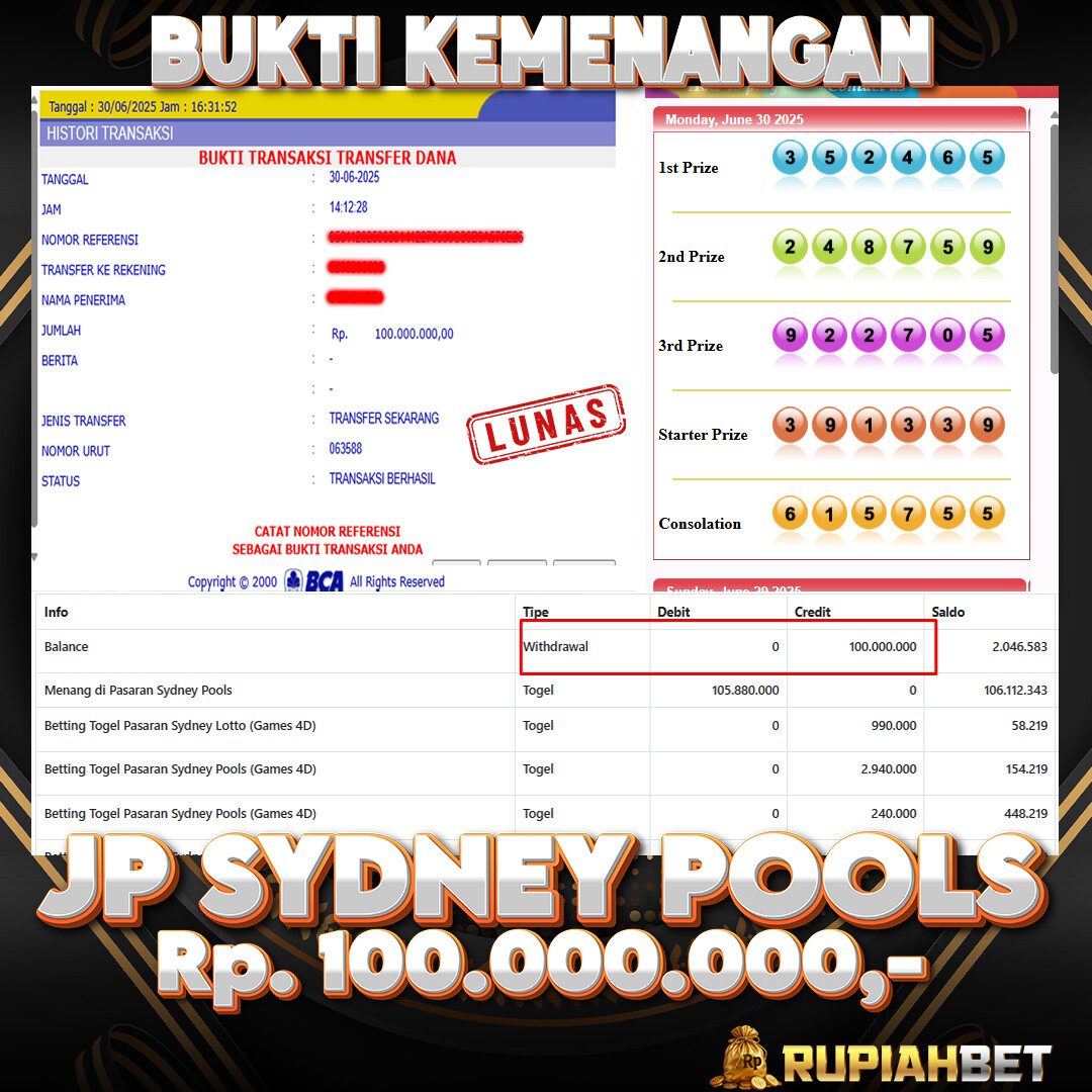 Bukti Jackpot