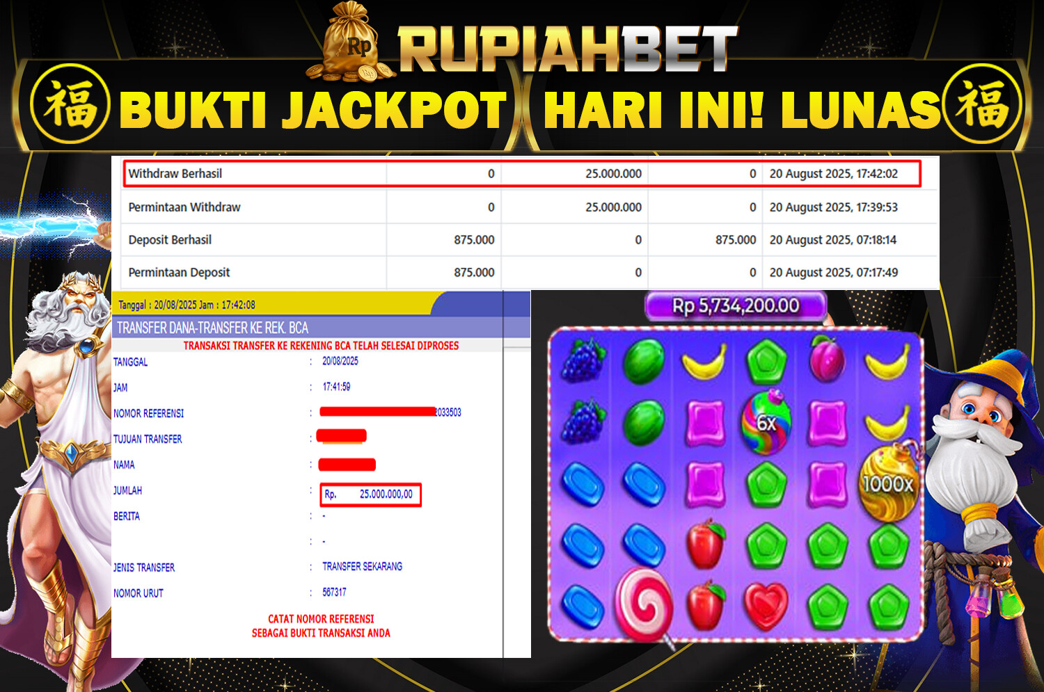 Bukti Jackpot