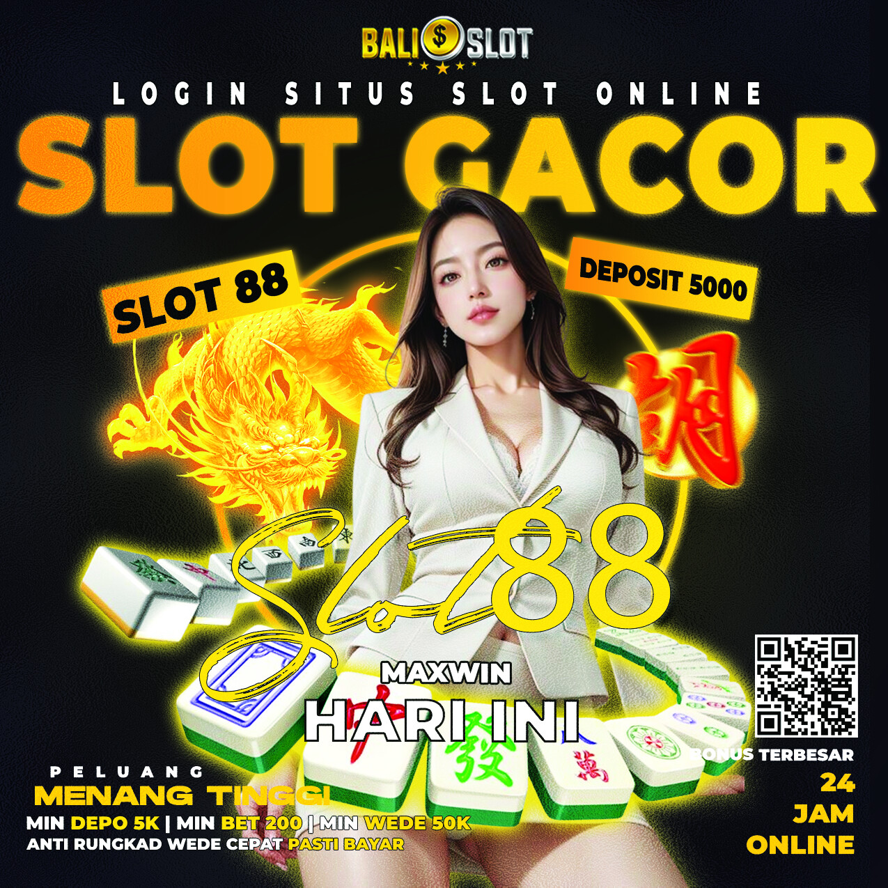 BALISLOT : Situs Slot Gacor Hari Ini & Link Login Slot88 Online Gampang Maxwin