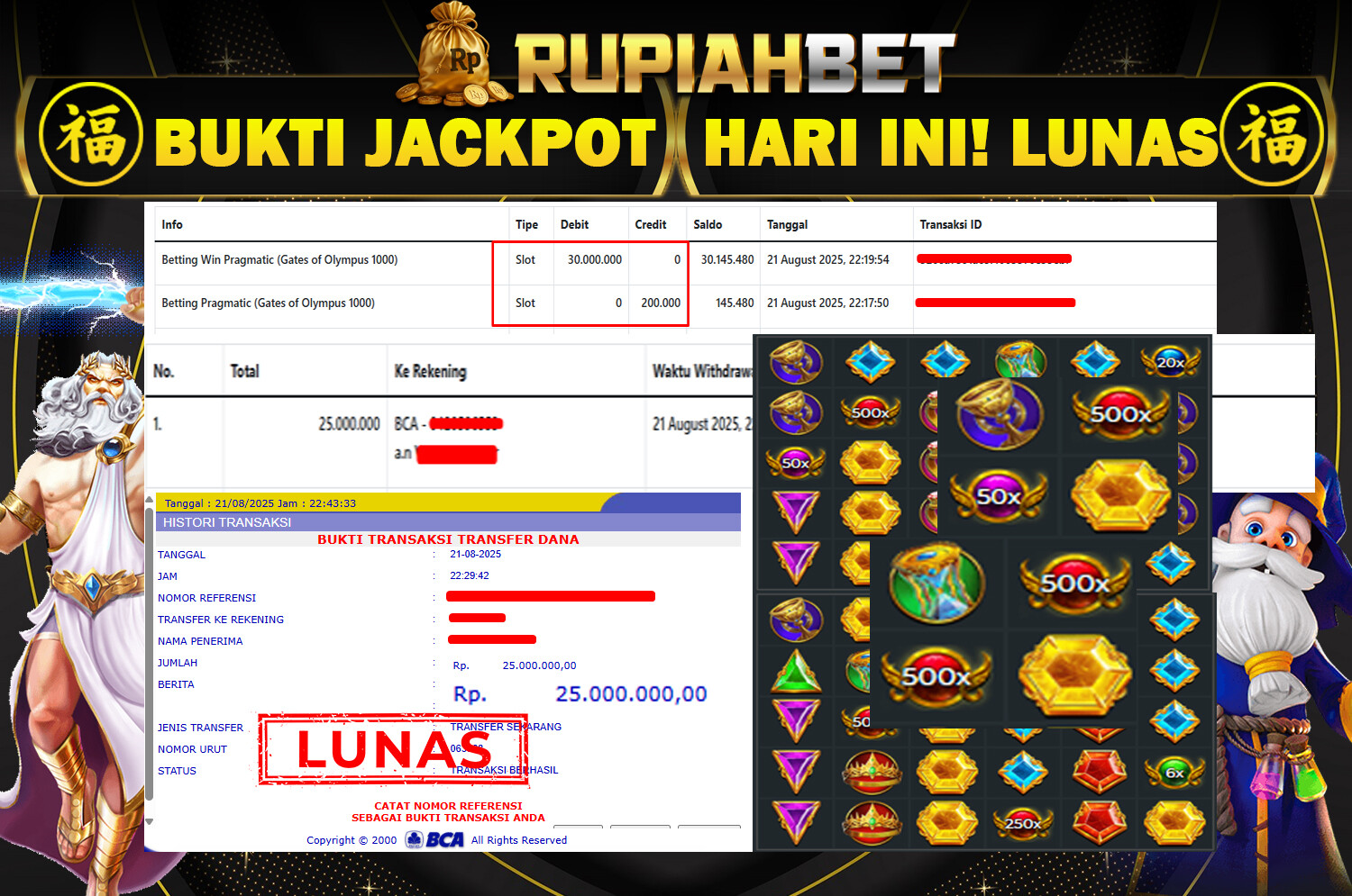 Bukti Jackpot