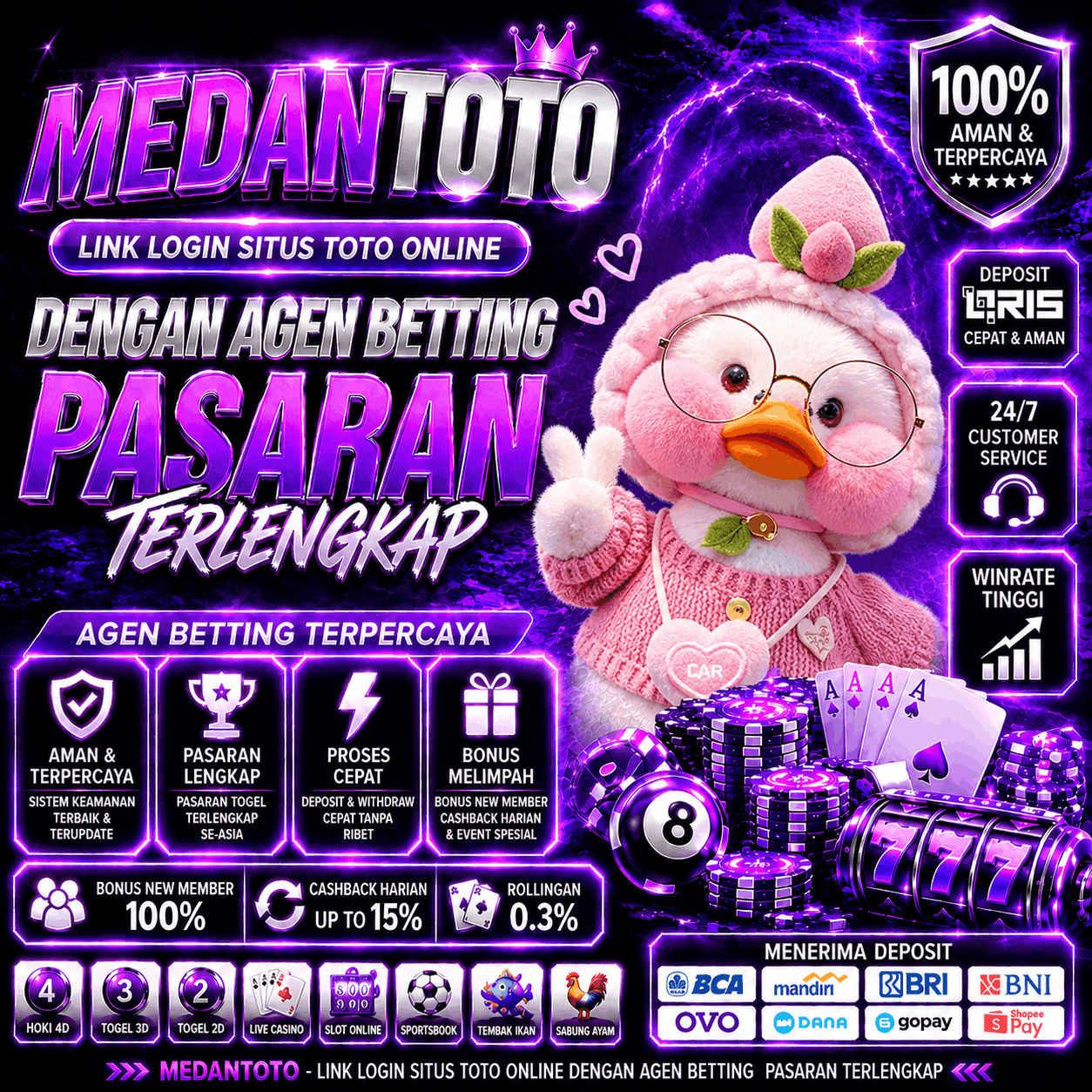MEDANTOTO : Agen Togel Online Resmi & Slot 88 Gacor dalam Nuansa Hoki
