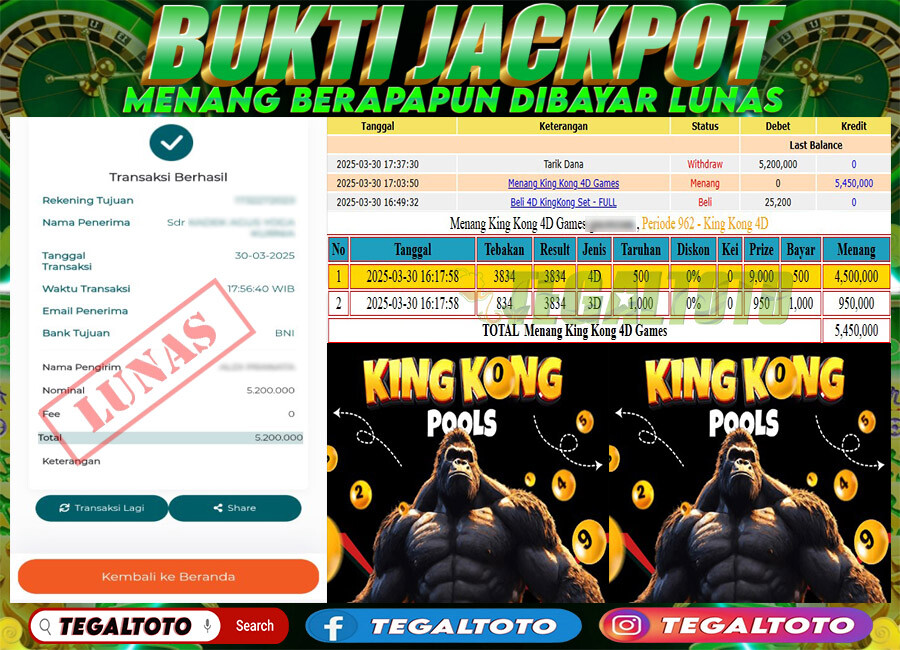 Bukti Jackpot