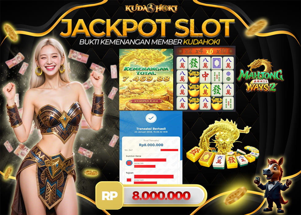 KUDAHOKI JACKPOT SLOT MAHJONG WAYS 2 RP 8.000.000 ,- LUNAS