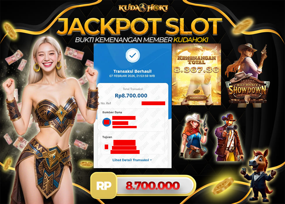 KUDAHOKI JACKPOT SLOT WILD BOUNTY SHOWNDOWN RP 8.700.000 ,- LUNAS