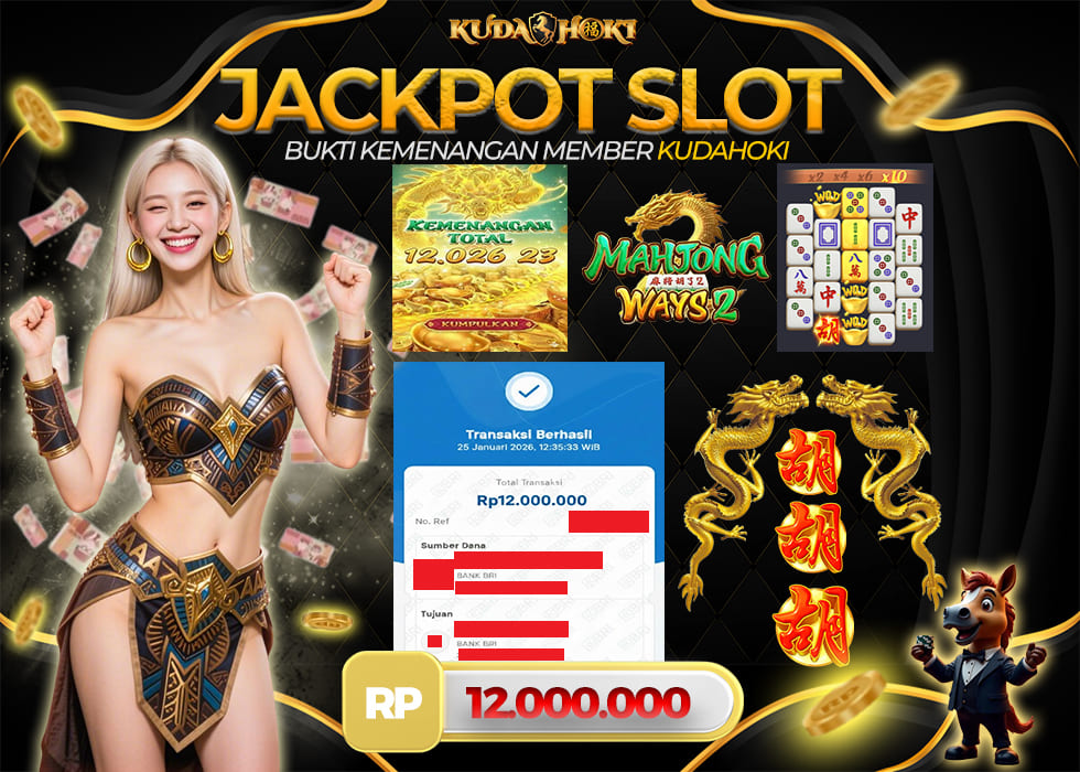 KUDAHOKI JACKPOT SLOT MAHJONG WAYS 2 RP 12.000.000 ,- LUNAS