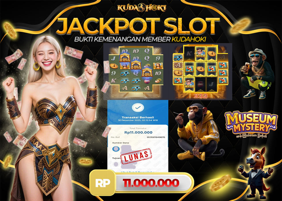 KUDAHOKI JACKPOT SLOT MUSEUM MYSTERY RP 11.000.000 ,- LUNAS