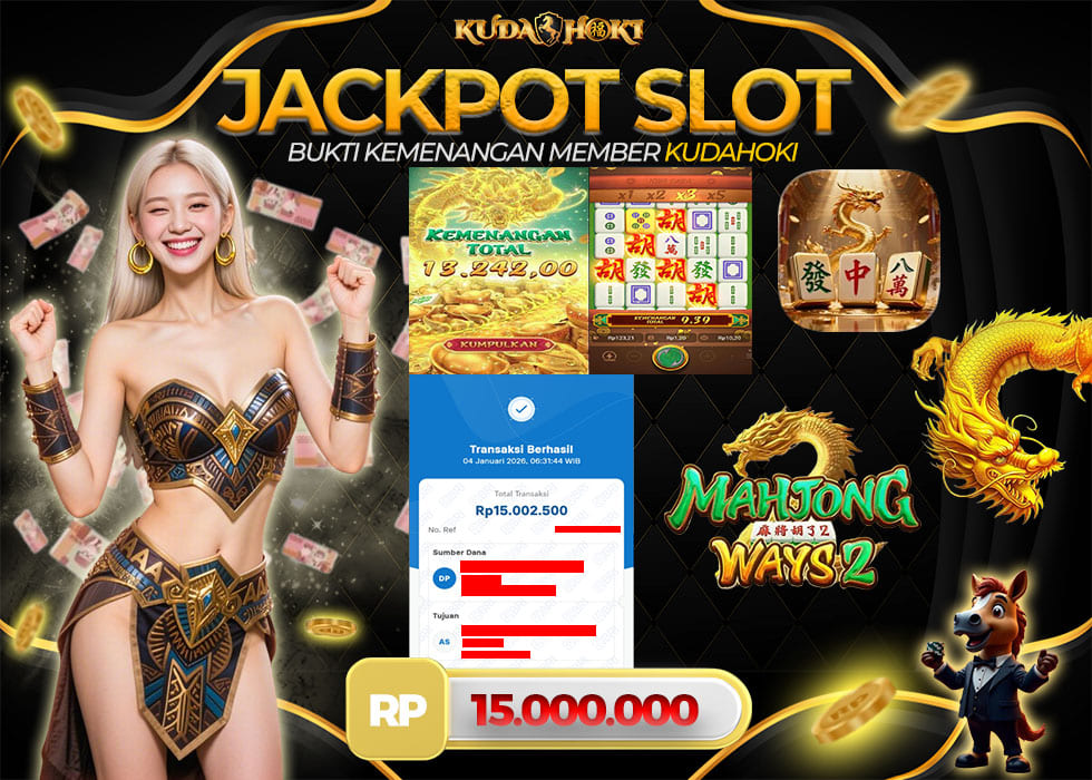 KUDAHOKI JACKPOT SLOTT MAHJONG WAYS 2 RP 15.000.000 ,- LUNAS