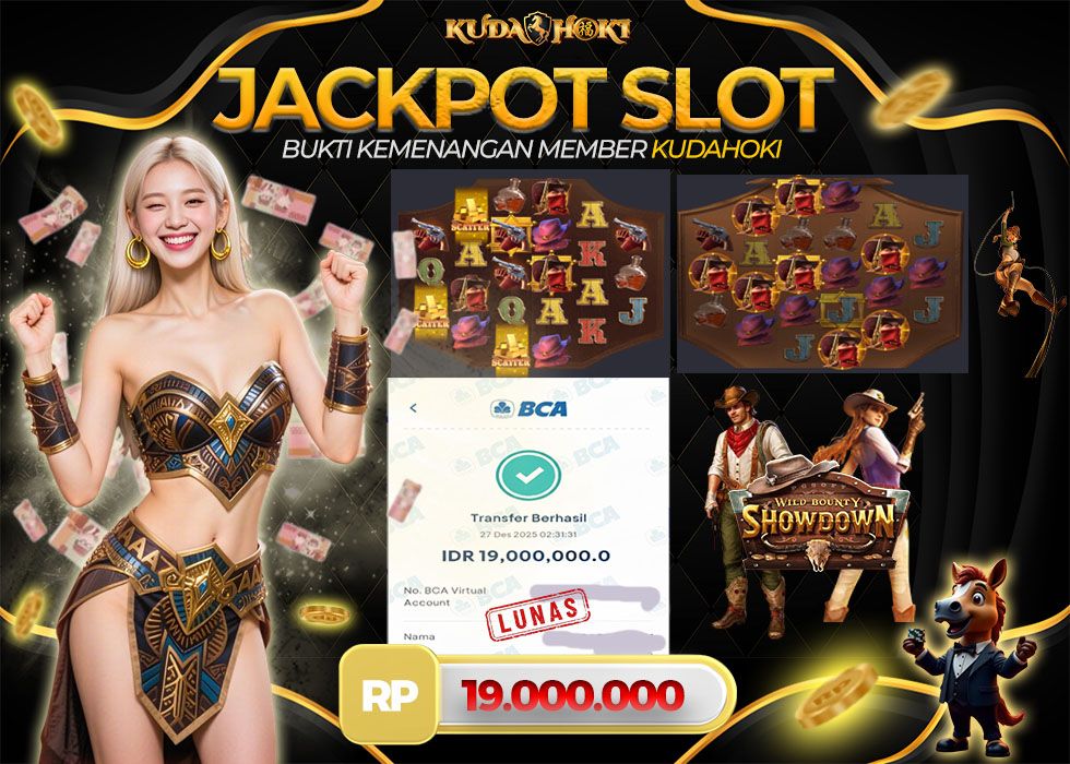 KUDAHOKI JACKPOT SLOT WILD BOUNTY SHOWDOWN RP 19.000.000 ,- LUNAS
