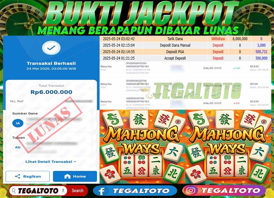 Bukti Jackpot